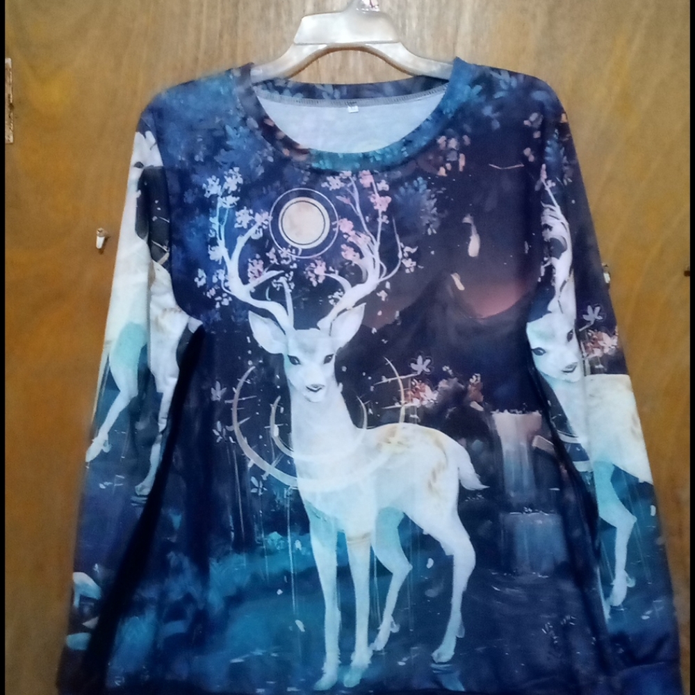 Deer Print Shirt - Picture 2 of 9